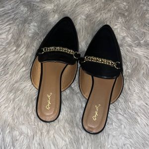 Womens closed toed mules